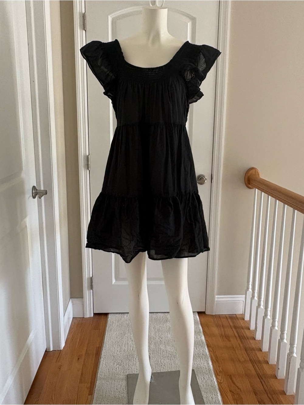 J Crew 100% Cotton Tiered Dress